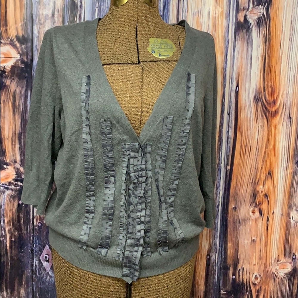 Lane Bryant Ribboned Cardigan